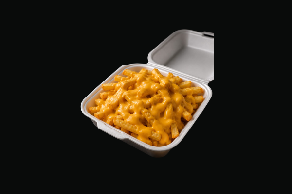 Papas con Salsa de Queso Cheddar